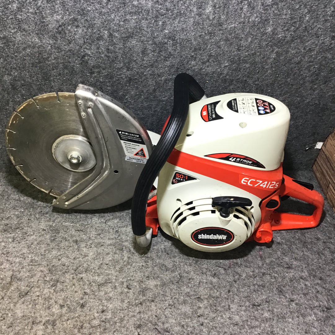 【サマーセール!中古】 新ダイワ Shindaiwa 320mmエンジンカッター EC7412S-CD 【桶川店】
