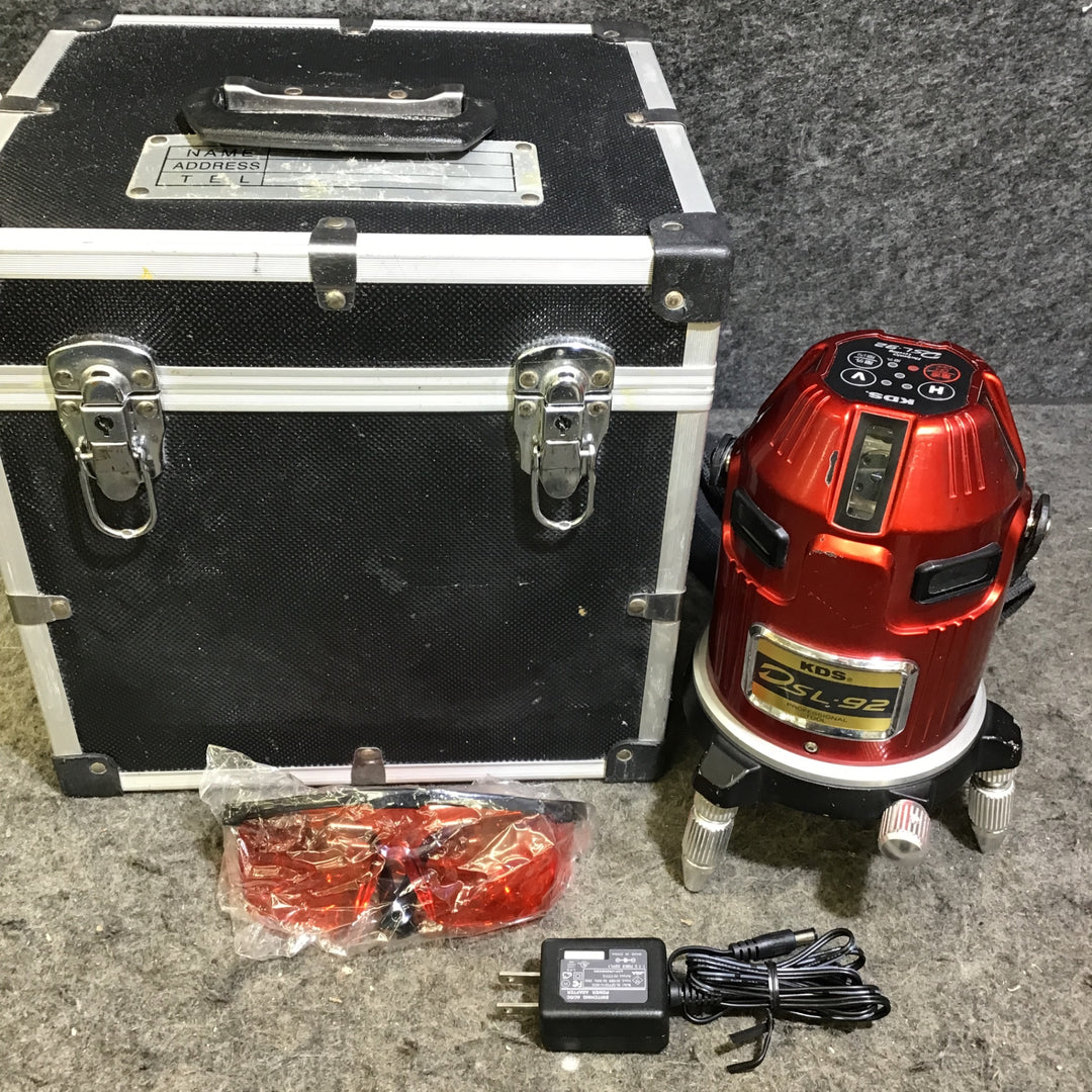 【中古品】KDS 電子整準 フルラインレーザー墨出し器 DSL-92※本体のみ、受光器は付きません!※【桶川店】
