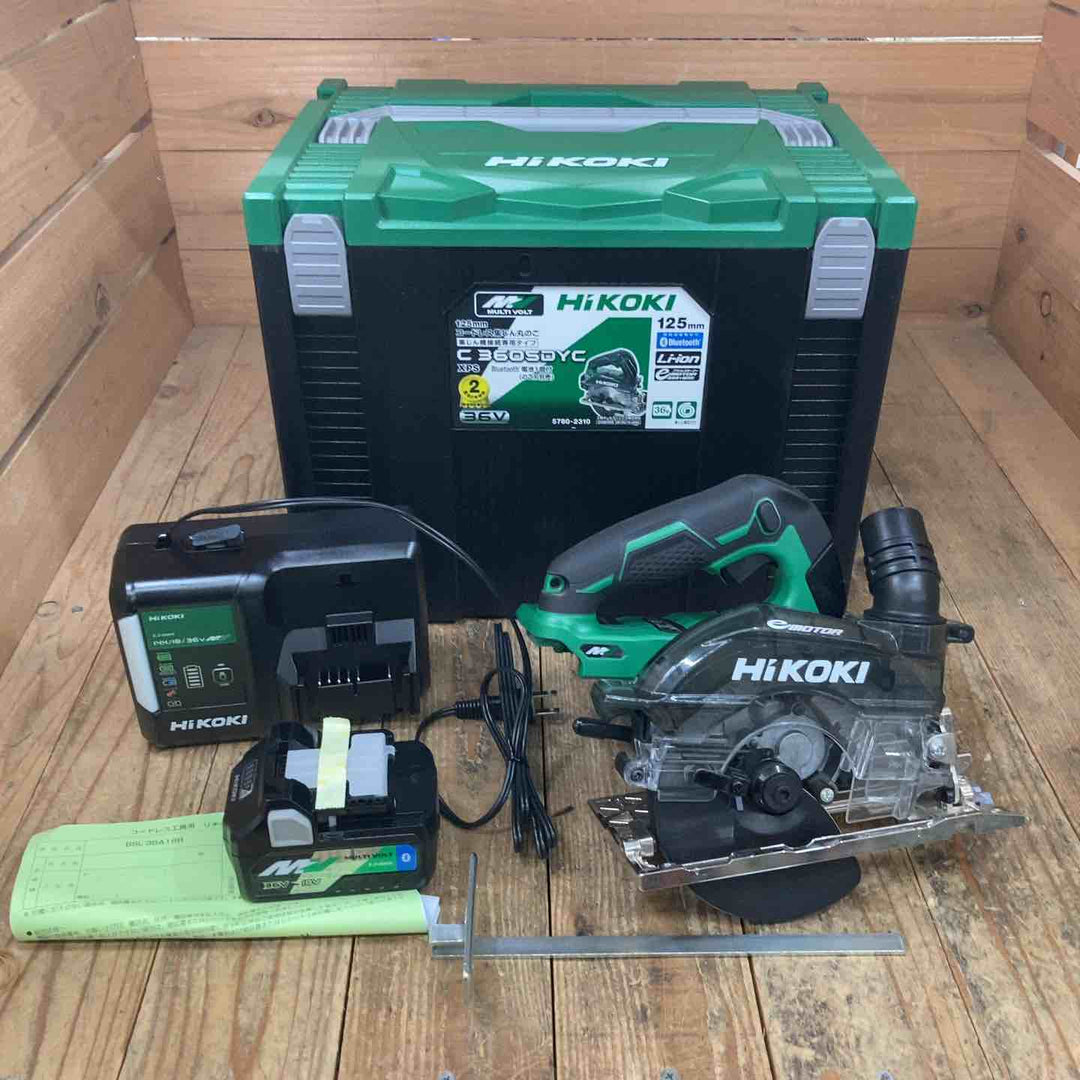 ★ハイコーキ(HIKOKI ※旧:日立工機) コードレスマルノコ C3605DYC(XPS)【所沢店】≪特価≫