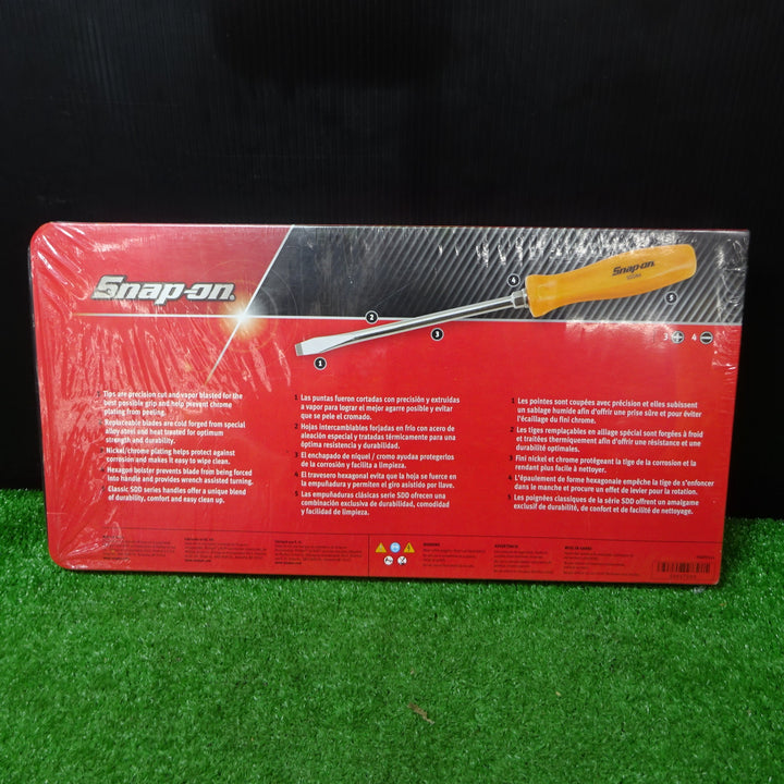 〇Snap-on スナップオン スクリュードライバーセット 7ピース オレンジ SDDX70AO【岩槻店】