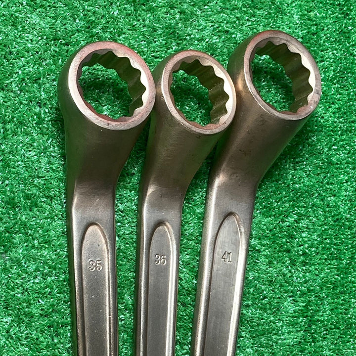 X-Spark 防爆シノ付きレンチ 3本セット 35mm、36mm、41mm 防爆レンチ ベアロン 【岩槻店】