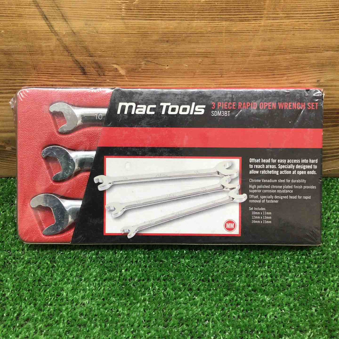 【未使用品】 マックツール/MACTOOLS ラピットオープンレンチセット SDM3BT *長期保管品 【鴻巣店】