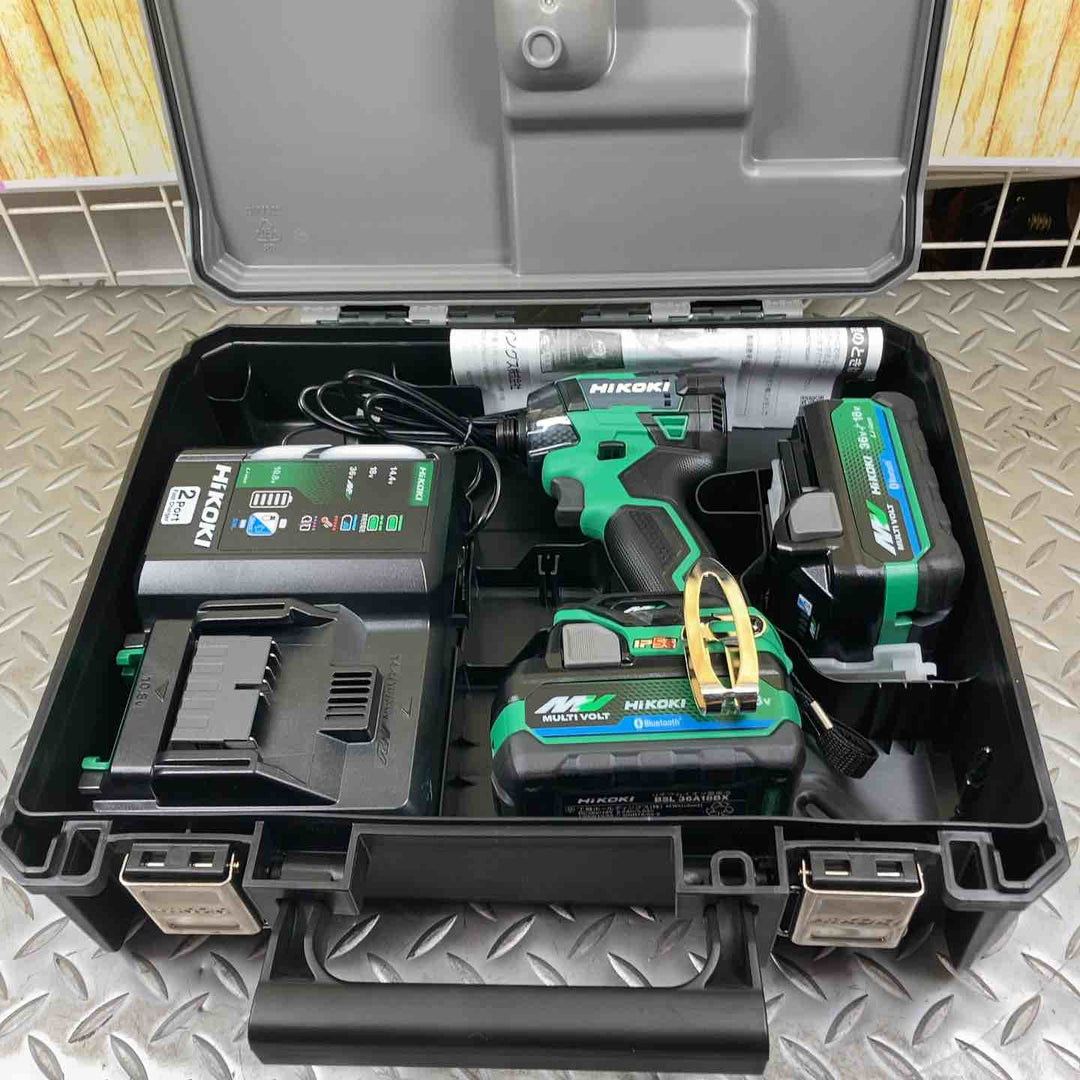 ★ハイコーキ(HIKOKI ※旧:日立工機) コードレスインパクトドライバ アグレッシブグリーン WH36DD(2XHLSZ)【川崎店】