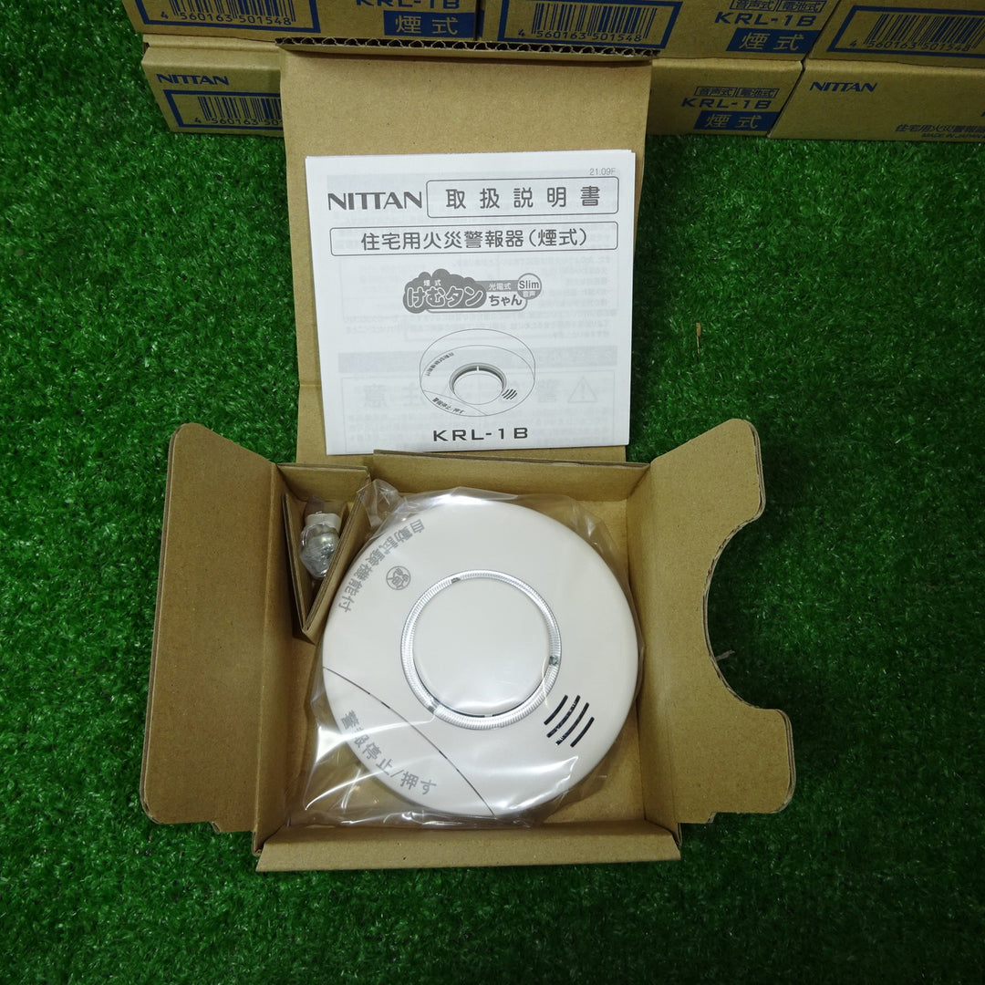 NITTAN(ニッタン) 住宅用火災警報器 けむタンちゃんスリム 音声 KRL-1B 10個まとめ ②【岩槻店】