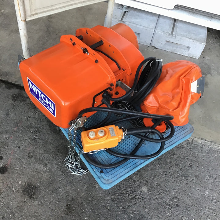 ※説明必読※【店頭受取り限定】ニッチ 1t 電動チェーンブロック EC-3S 1t 揚程3m【桶川店】