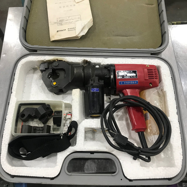 ベンカン プレス式締付機 BX-3圧着機(電動・手動)【川口店】