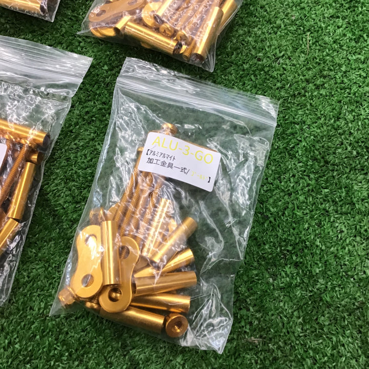KNICKS ニックス ALU-3-GO アルミ製金具一式 ゴールド 6セット【桶川店】