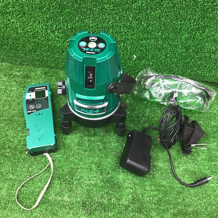 〇山真製鋸(YAMASHIN)  グリーンレーザー墨出し器 GLZ-4+【桶川店】