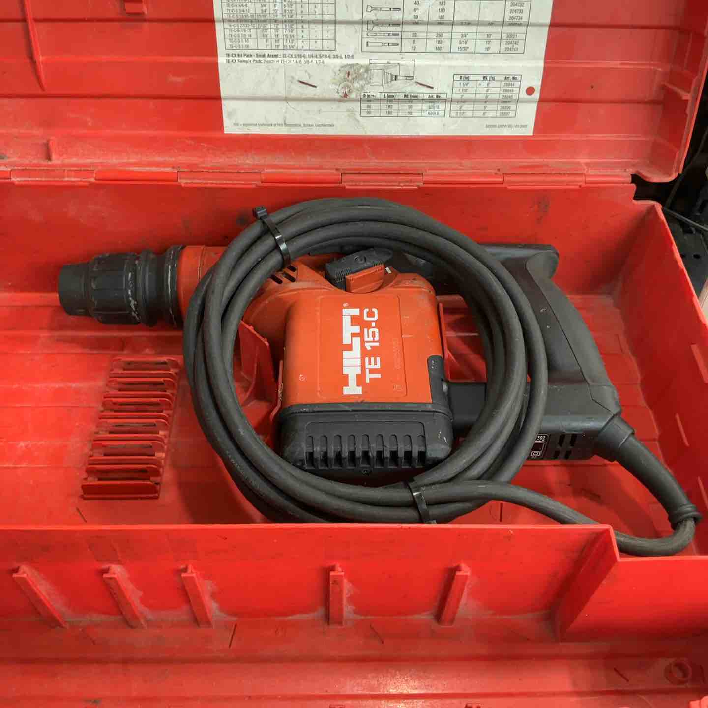 ◇ヒルティ(HILTI) ハンマドリル TE15-C【草加店】 – アクトツール 