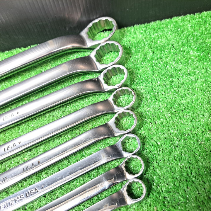 スナップオン/Snap-on オフセットメガネレンチ 8本セット XBMシリーズ 10mm-32mm 内1本旧ロゴ【岩槻店】