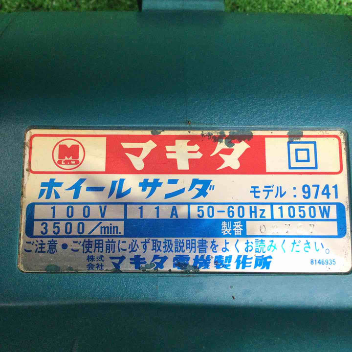 【中古品】 マキタ/makita ホイールサンダ 9741 【鴻巣店】