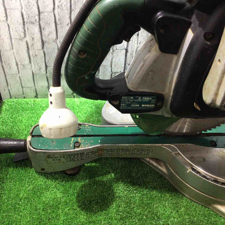 ☆ハイコーキ(HIKOKI ※旧:日立工機) 卓上スライド丸のこ C7RSH【川口店】