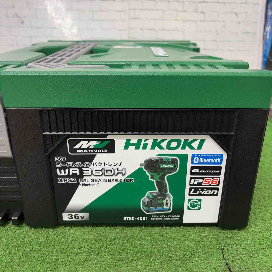 ★ハイコーキ(HIKOKI ※旧:日立工機) コードレスインパクトレンチ WR36DH(2XPSZ)【町田店】