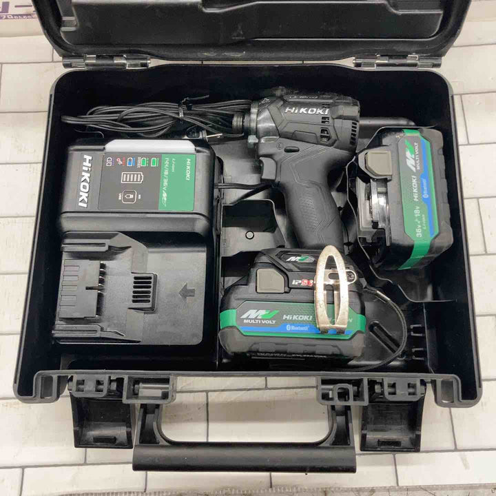 ★ハイコーキ(HIKOKI ※旧:日立工機) コードレスインパクトドライバー WH36DC(2XPSZ)(B)【所沢店】