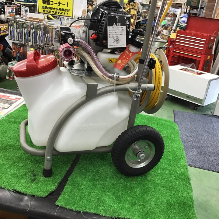 〇工進 2サイクルエンジン式 噴霧器25Lタンクキャリー 1連ピストン ES-25T 動噴 【桶川店】