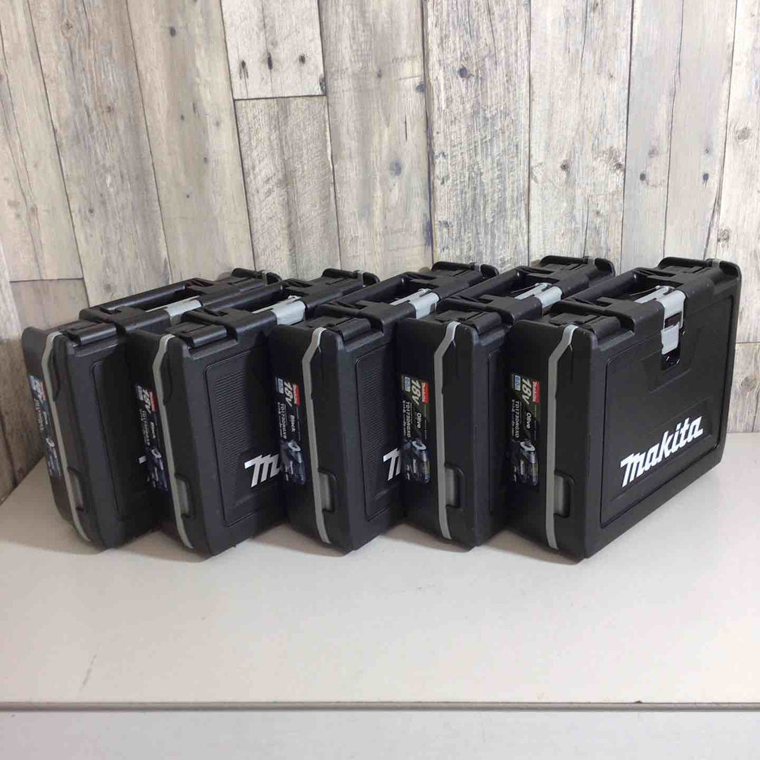 【未使用品】マキタ(makita) コードレスインパクトドライバー TD173DRGX TD173DRGXO TD173DRGXB 5台セット 黒 ブラック オリーブ 青 ブルー【戸田店】