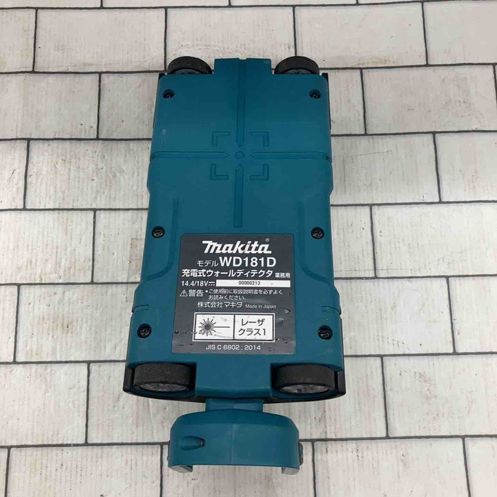 ★マキタ(makita) コードレスウォールディテクタ コンクリート探知機 WD181DZK 充電器+バッテリー2個付き!【所沢店】