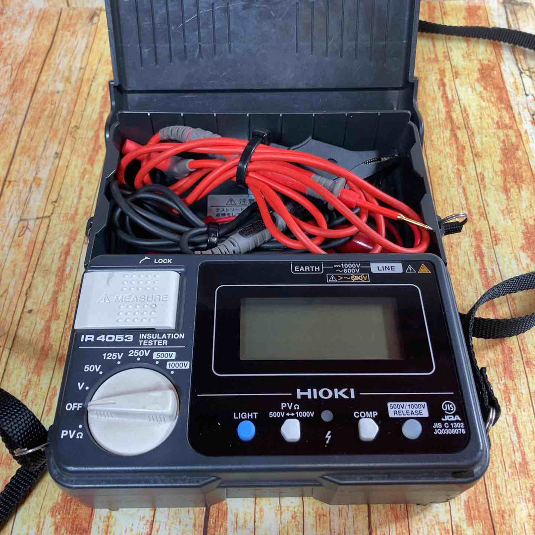 □日置(HIOKI) 太陽光発電システム用絶縁抵抗計 IR4053-10【川崎店】