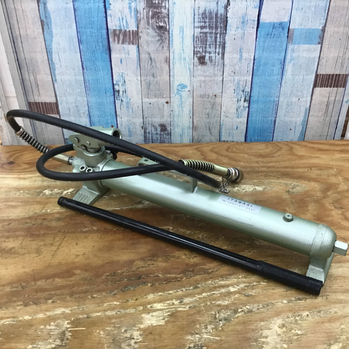 ▼板橋機械工業 パイプ圧着機 P-100 【柏店】