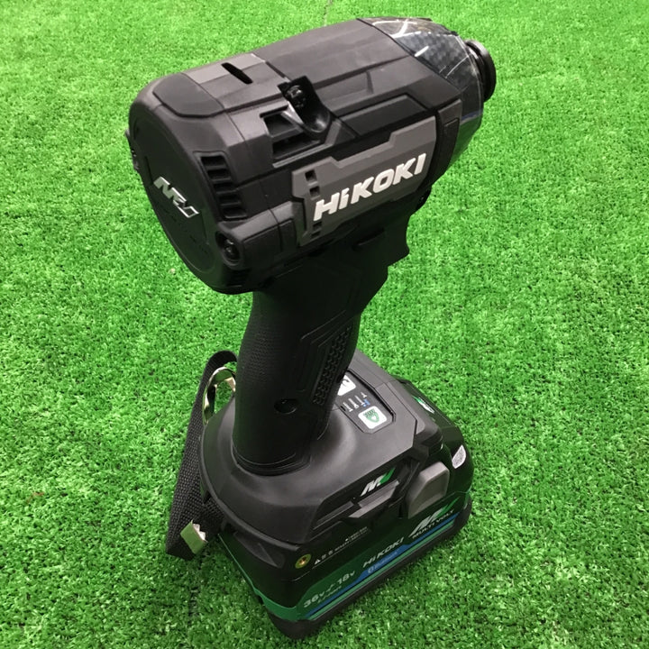 【未使用・カラープレートおまけ!】 ハイコーキ HiKOKI マルチボルト コードレスインパクトドライバ ストロングブラック WH36DD(2XHBSZ) 【桶川店】