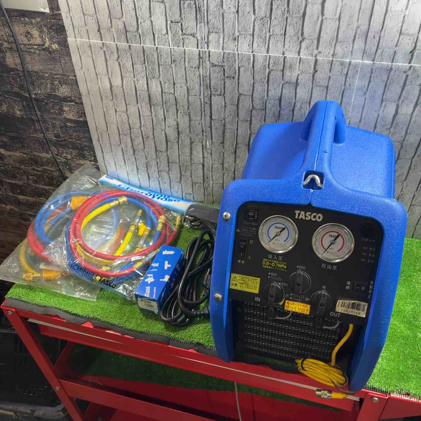 イチネンタスコ(TASCO) フルオロカーボン回収装置 ツインサンダー240 
