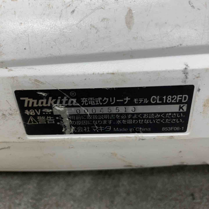 ☆マキタ(makita) コードレスクリーナ 18V CL182FDZW【川崎店】