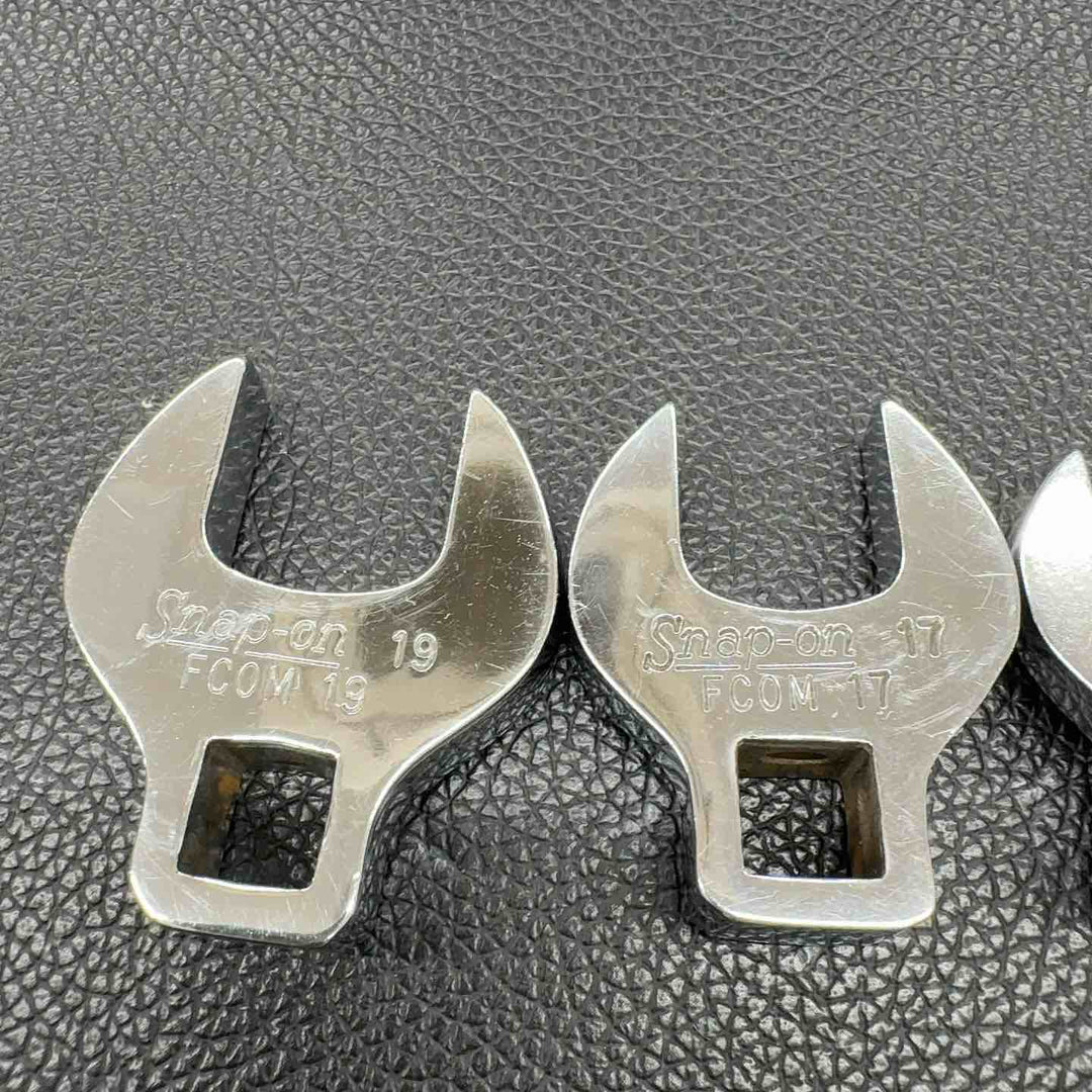 Snap-on スナップオン 3/8クロウフットレンチオープンエンドレンチ FCOM 6個組【八潮店】