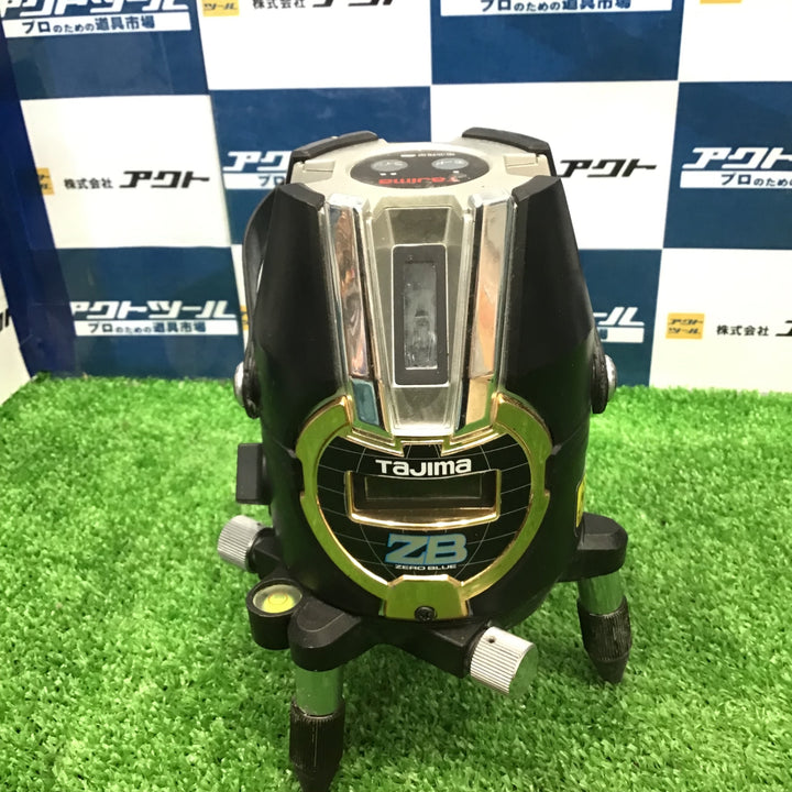 〇タジマ(TAJIMA)  レーザー墨出し器 矩十字・横 ZEROB-KJY ブルーグリーン ZERO BLUE-KJY【草加店】