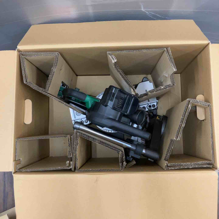 ★ハイコーキ(HIKOKI ※旧:日立工機) コードレス卓上スライド丸のこ C3606DRB(K)(XPS)【川口店】