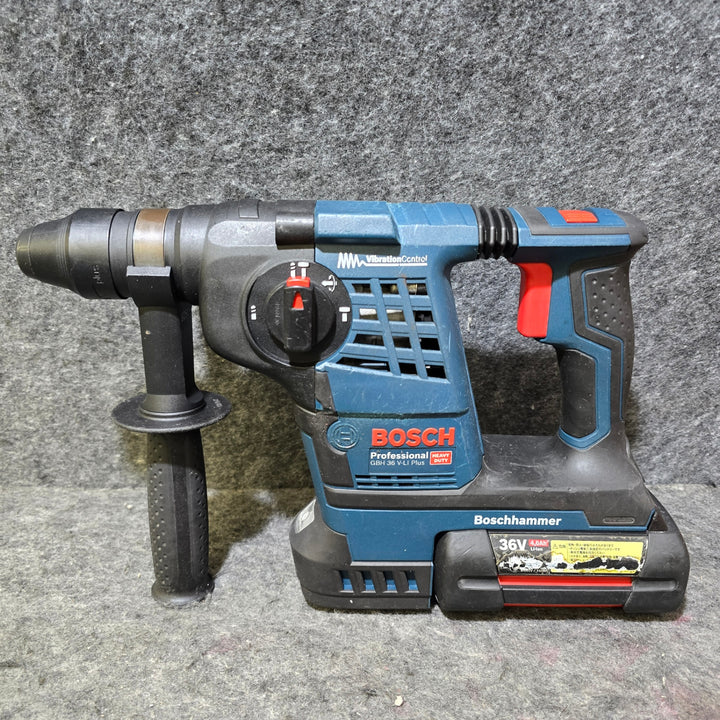 【中古品※ケース・スケール無し、バッテリ1個※】ボッシュ(BOSCH) コードレスハンマドリル GBH36V-LI【桶川店】