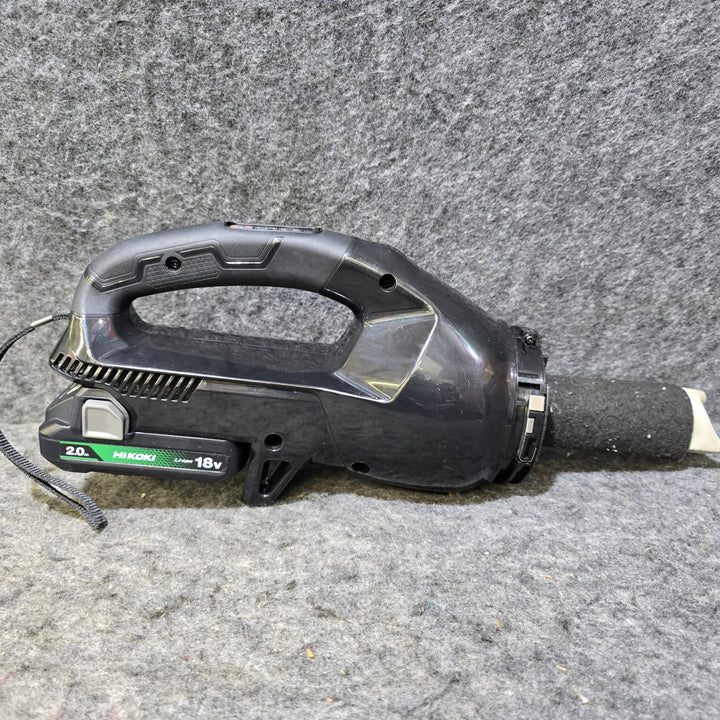 【中古品・充電器、バッテリ2個付き!】ハイコーキ(HIKOKI ※旧:日立工機) コードレスクリーナ R18DB(S)(2BG)【桶川店】