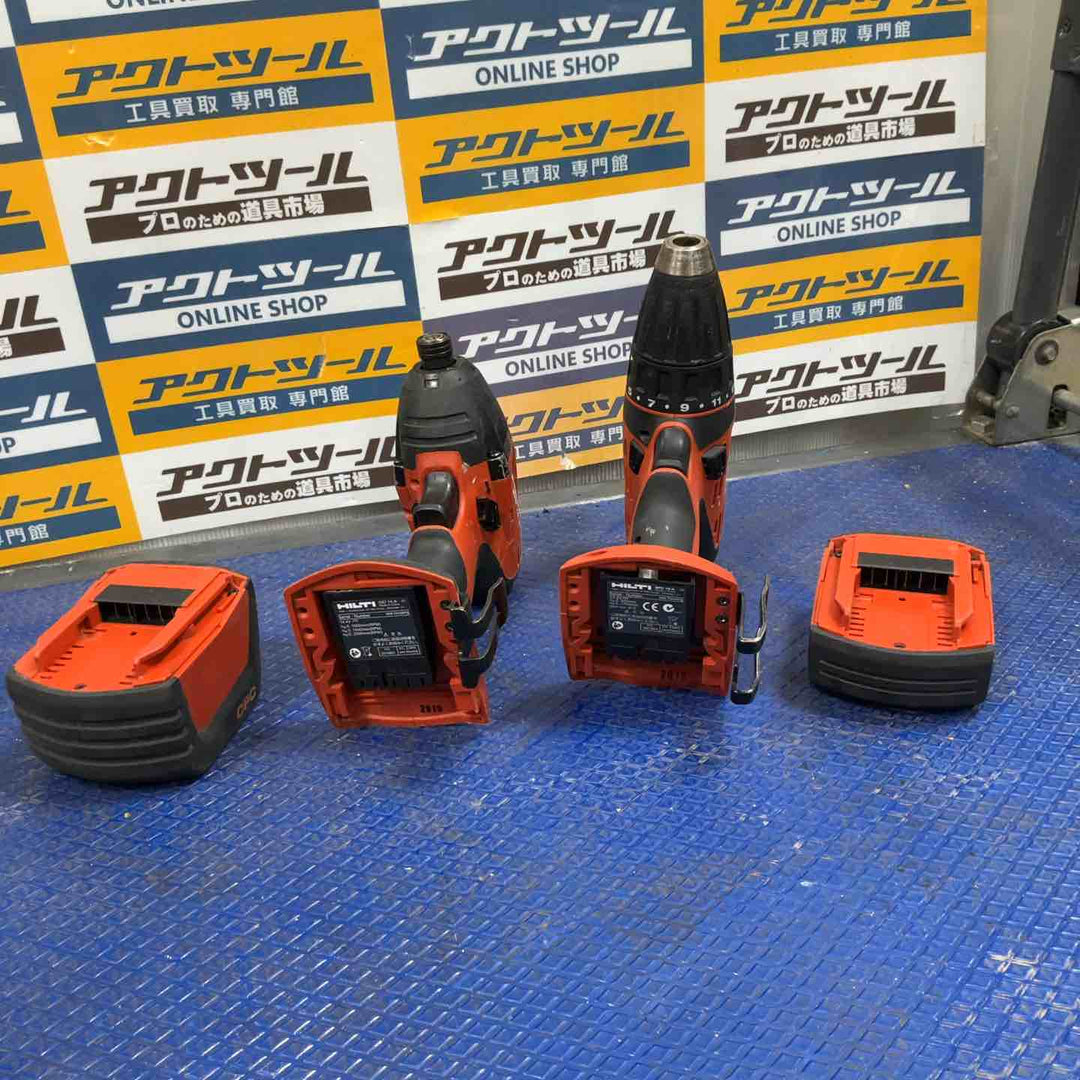 HILTI ヒルティ インパクトドライバー・ドリルドライバセット SID14-A、SFH14-A【草加店】