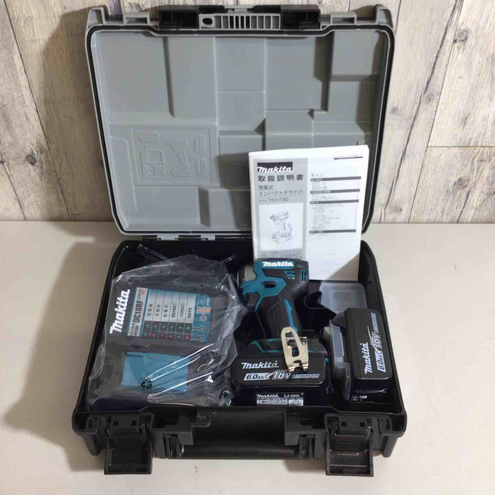 【未使用品】マキタ(makita) コードレスインパクトドライバー TD173DRGX 5台セット ブルー【戸田店】