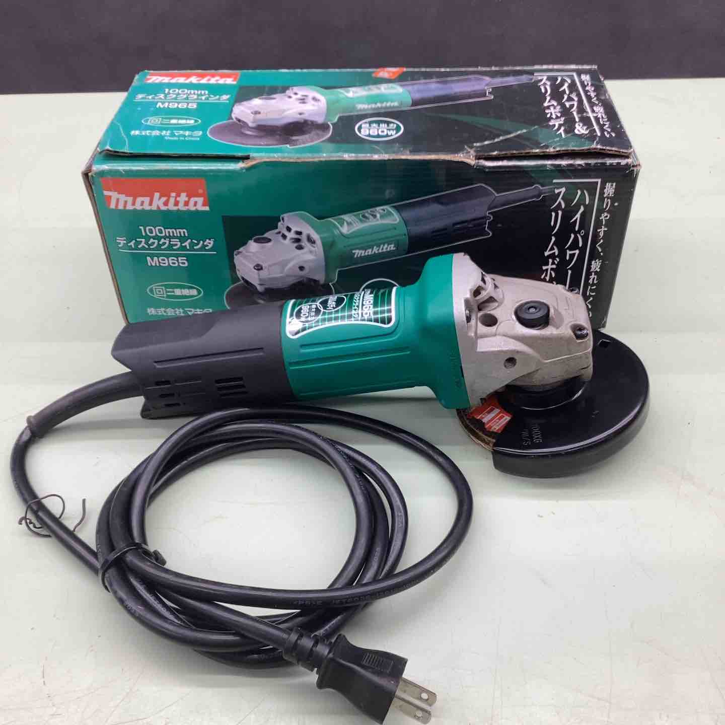 ◇マキタ(makita) 100mmディスクグラインダ M965【越谷店】 – アクト 