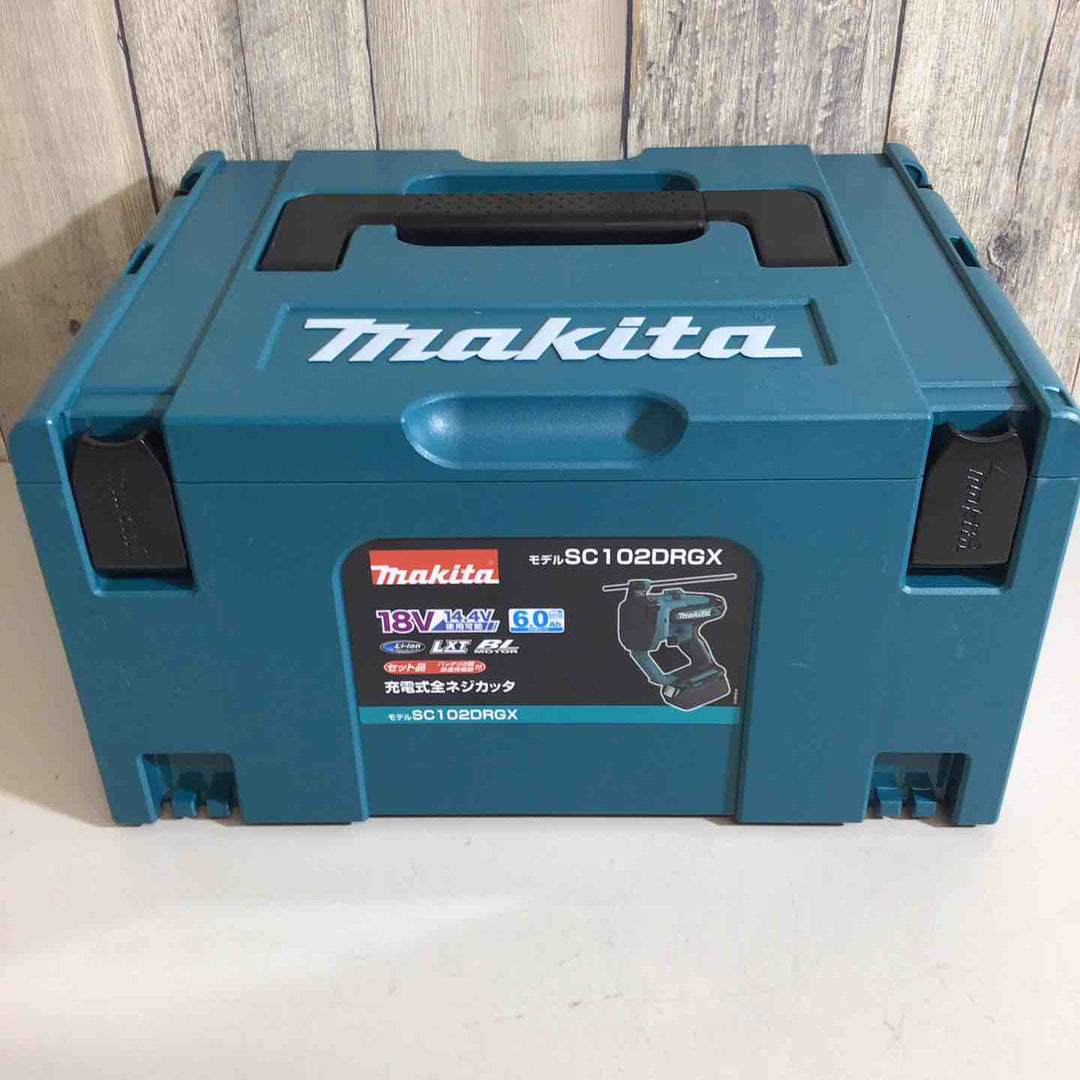 【未使用品】★純正バッテリー2個&充電器付き★マキタ(makita) コードレス全ネジカッター SC102DRGX【戸田店】