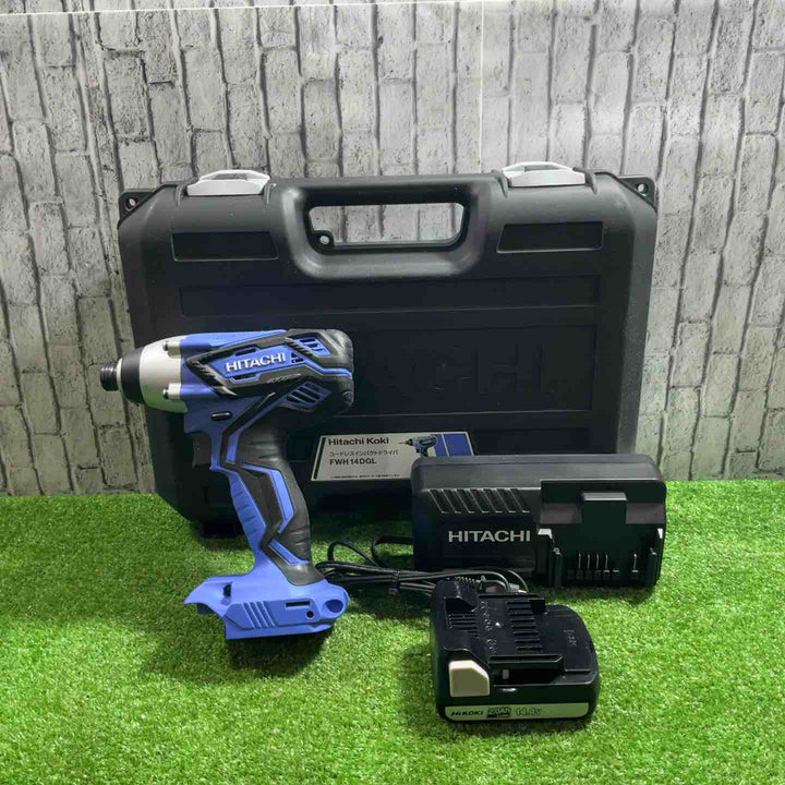 ◇ハイコーキ(HIKOKI ※旧:日立工機) コードレスインパクトドライバ FWH14DGL(2LEGK)【川口店】