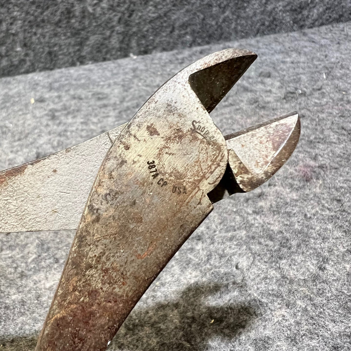 ▲Snap-on スナップオン ニッパー 87ACP 全長185mm 中古希少 旧ロゴ *さび有【桶川店】