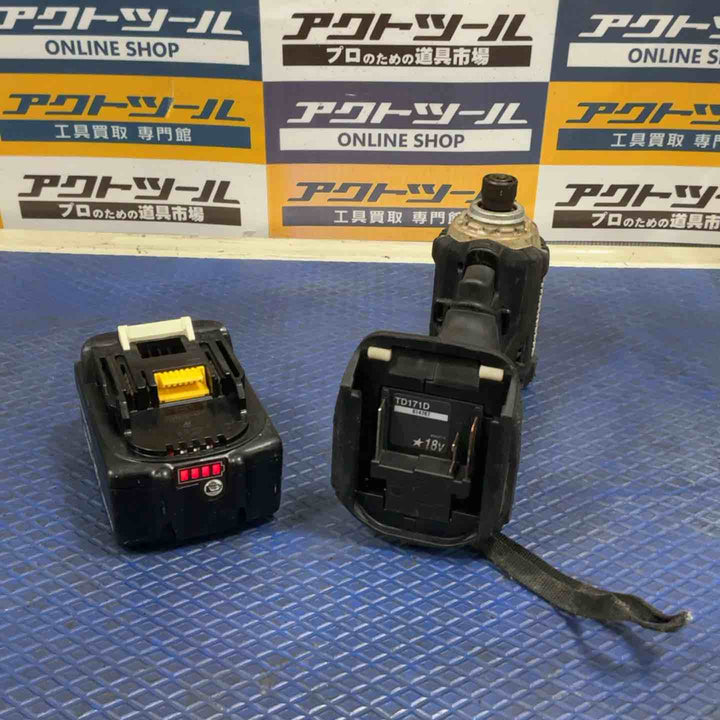 ★マキタ(makita) コードレスインパクトドライバー TD171DRGXB【草加店】