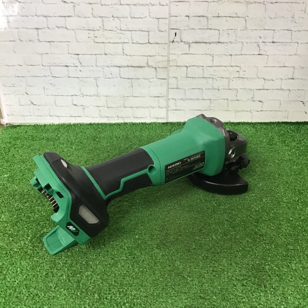 ★ハイコーキ(HIKOKI ※旧:日立工機) 100mmコードレスディスクグラインダ G3610DC(2XPZ)【岩槻店】