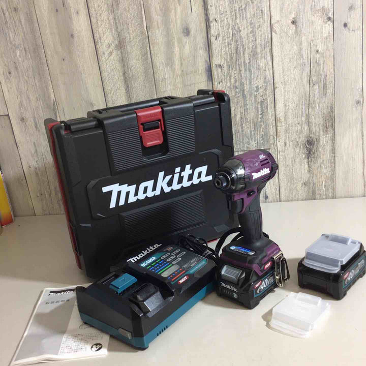 【未使用品】★マキタ(makita) 40V コードレスインパクトドライバー TD002GDXAP【戸田店】