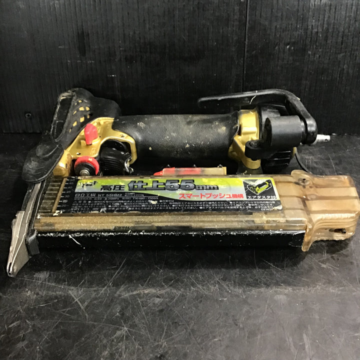★ハイコーキ(HIKOKI ※旧:日立工機) 高圧フィニッシュネイラ NT55HM2 エア工具 釘の長さ:仕上釘15~55mm、超仕上釘15~50mm、釘の装てん数:100本(1連) 【草加店】