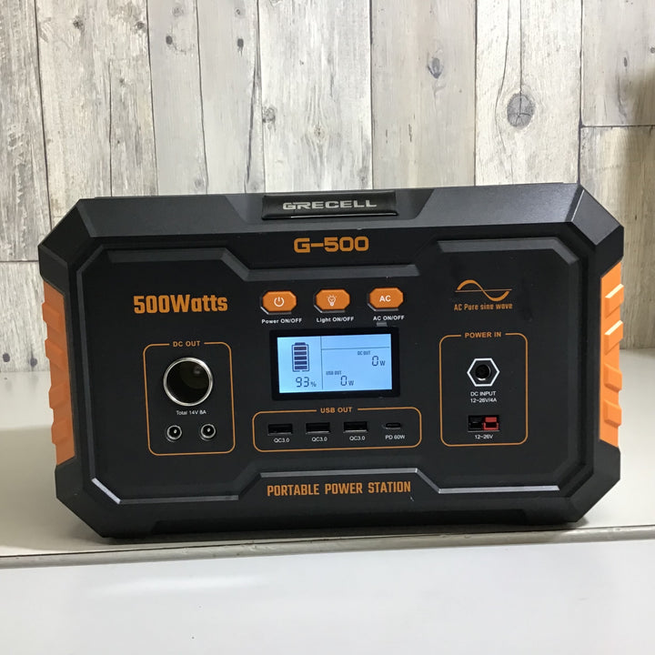 【中古品】★送料無料★ポータブル電源 GRECELL G-500 500W【戸田店】