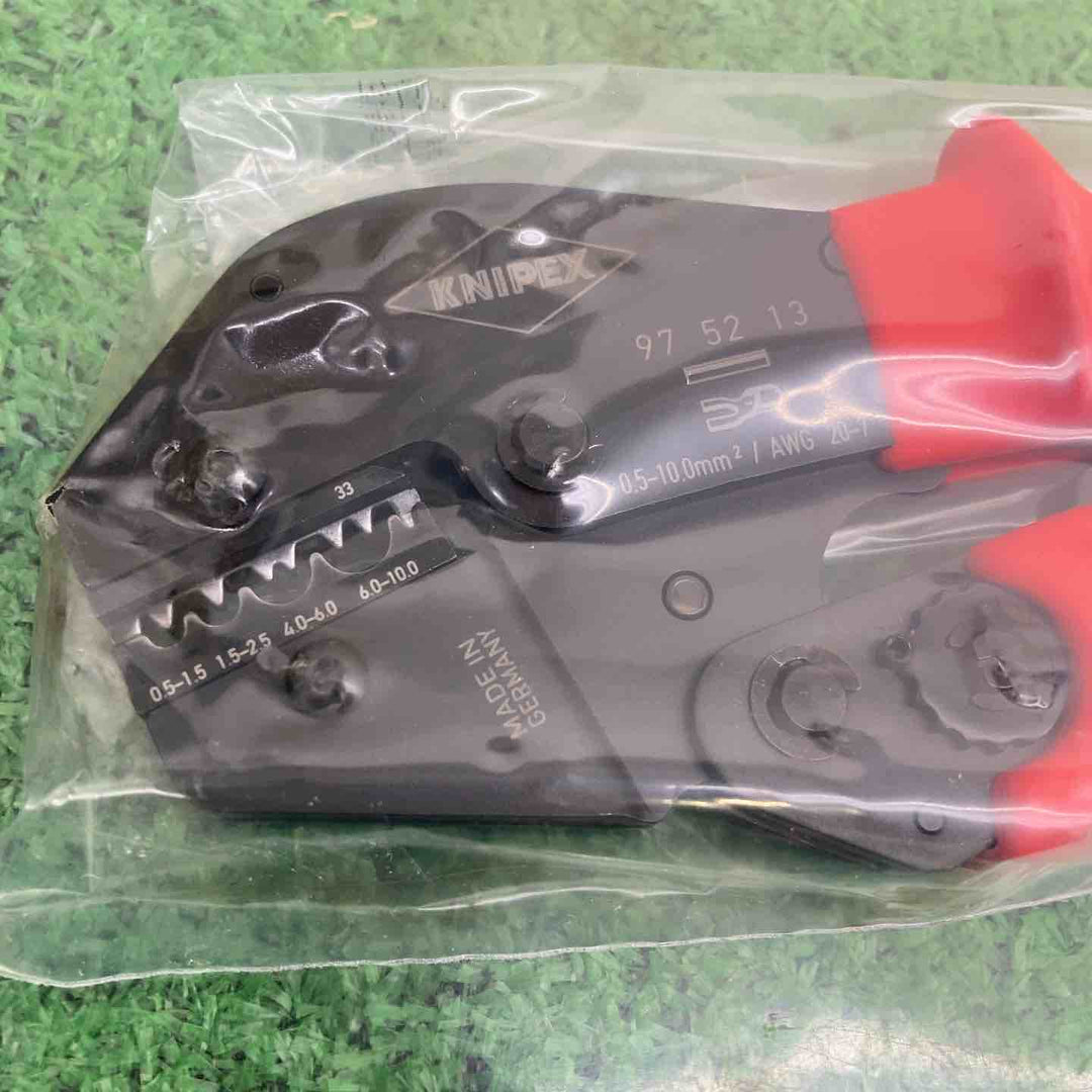 【未使用品】KNIPEX社 9752-13 圧着ペンチ 250㎜ 9752-13
