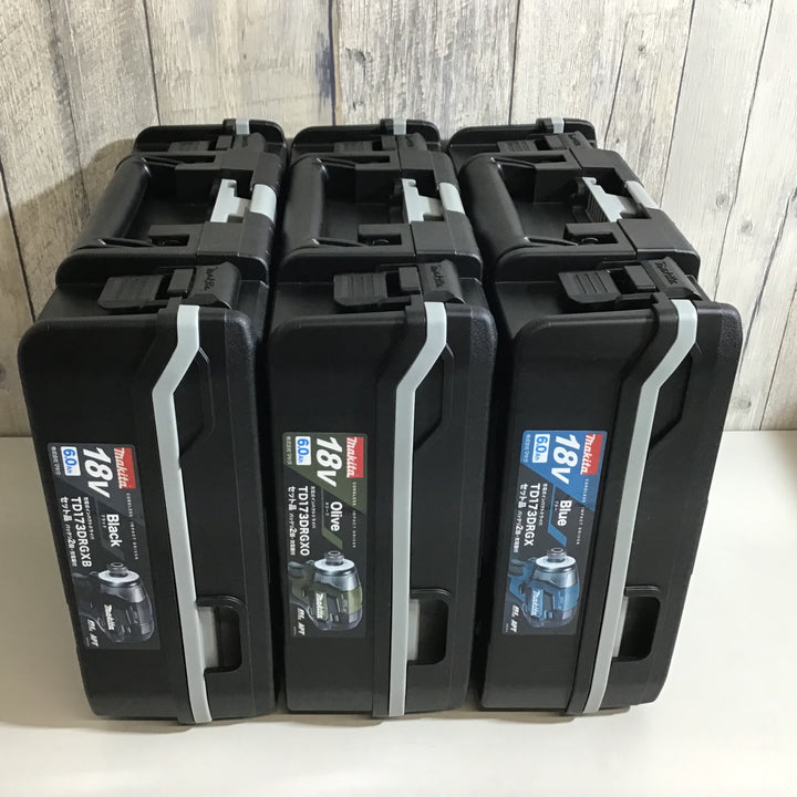 【未使用品】マキタ makita インパクトドライバー TD173 18V 3台セット 青 黒 オリーブ【戸田店】