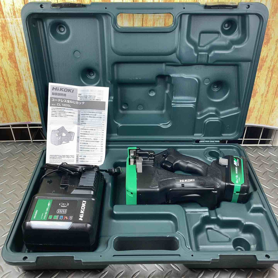 ★ハイコーキ(HIKOKI ※旧:日立工機) コードレス全ネジカッター CL18DSL(LXPKZ)【川崎店】