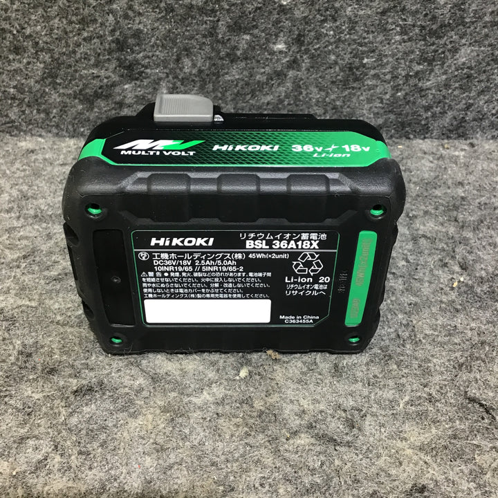 【中古品※バッテリは未使用品!※】ハイコーキ(HIKOKI ※旧:日立工機) コードレスインパクトドライバー WH36DC(2XPR)【桶川店】