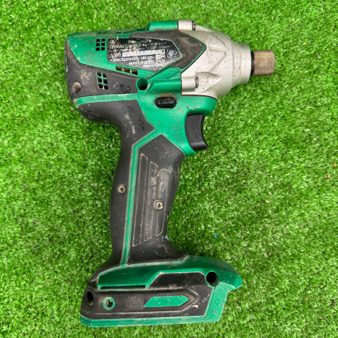 【現状品】 マキタ makita 14.4V コードレスインパクトドライバ M697DSX ケースなし 充電器 バッテリ セット 【桶川店】