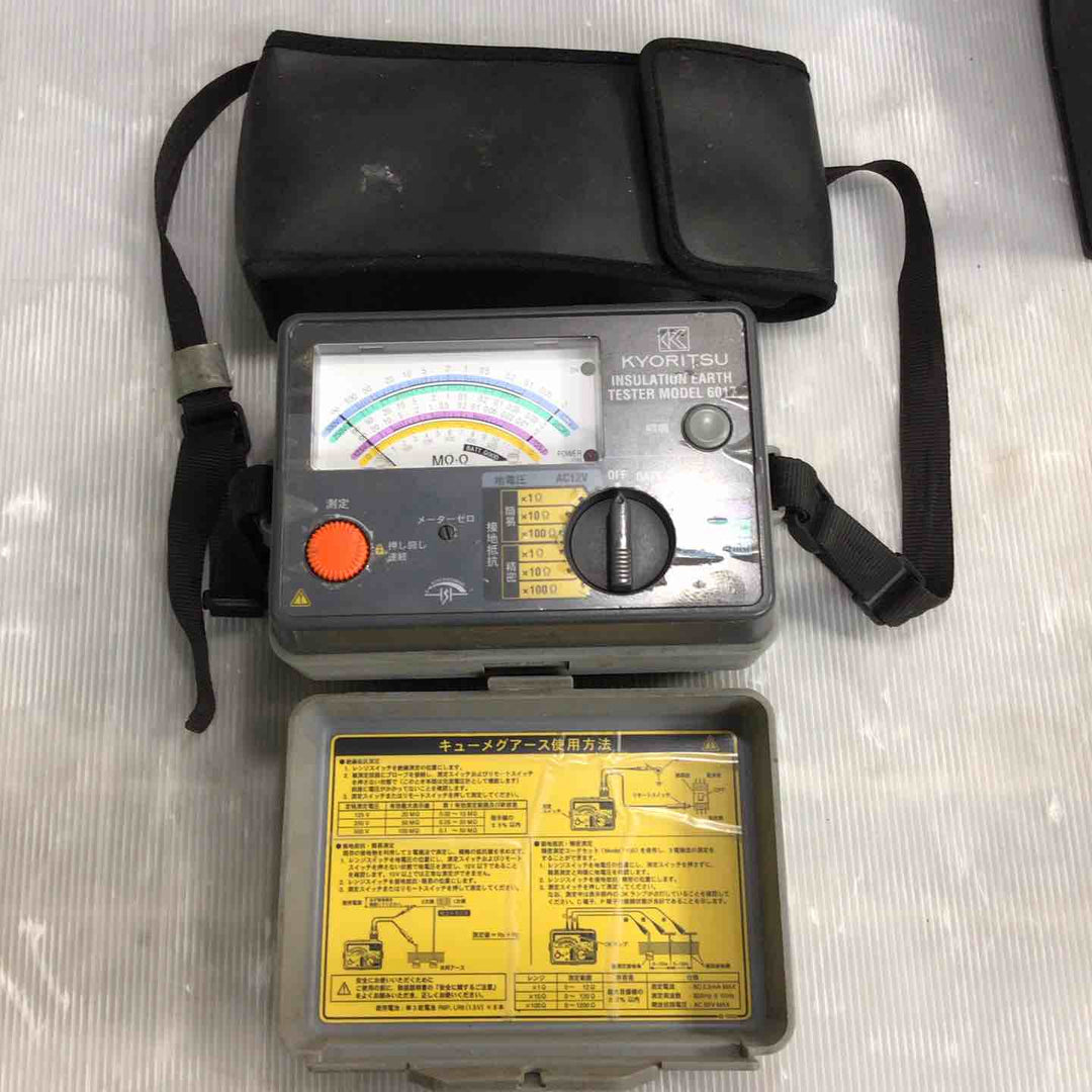 ◇共立電気計器(KYORITSU) アナログ絶縁・接地抵抗計 6017【草加店】