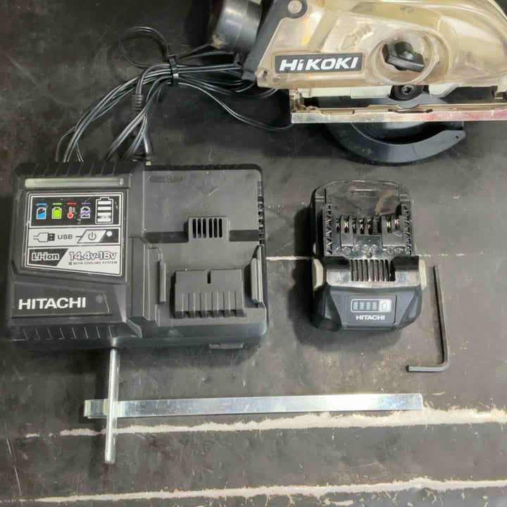 ★ハイコーキ(HIKOKI ※旧:日立工機) コードレス集塵丸のこ C3605DYA(XP)【草加店】