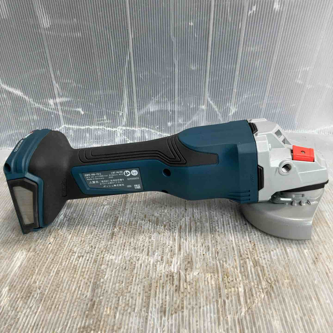 ボッシュ(BOSCH) 18V コードレスディスクグラインダー(本体のみ・キャリングケース付) GWS18V-15C4H【草加店】